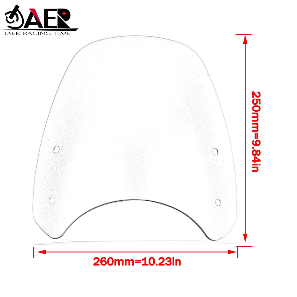 

Motorcycle Windshield Windscreen for Triumph Bonneville Thruxton 900 Bonneville T100 T120