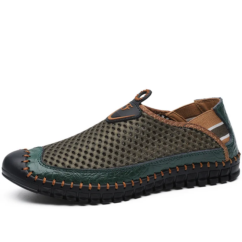 

2021 Summer Men's Breathable Lightweight Hiking Sneakers Beach Shoes 48