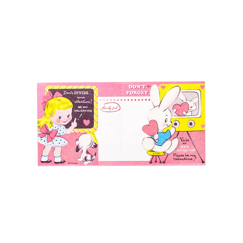 

Yoofun 60Sheets Time Scroll Memo Pad Cute DIY Decorative Note Paper Material Paper Notebook Kawaii Stationery