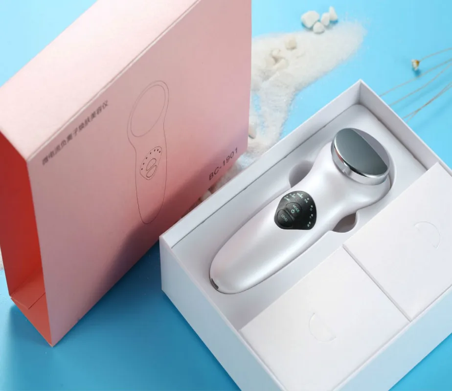 Ультразвуковой вибрационный массажер для лица микротоковое устройство массажа