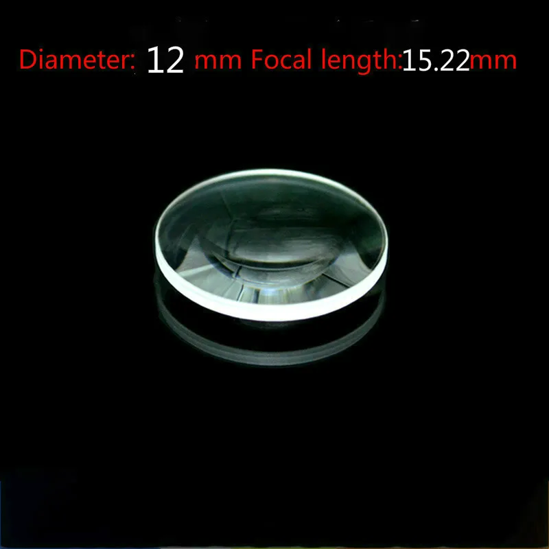 

Diameter 12mm Focal Length 15.22mm Optical Double Convex Lens Factory Custom Optical Glass Prism and Lens