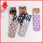 Лидер продаж, осенне-зимние хлопковые носки для кошек и собак, удобные женские мягкие носки, японские Забавные милые мягкие носки, оптовая продажа