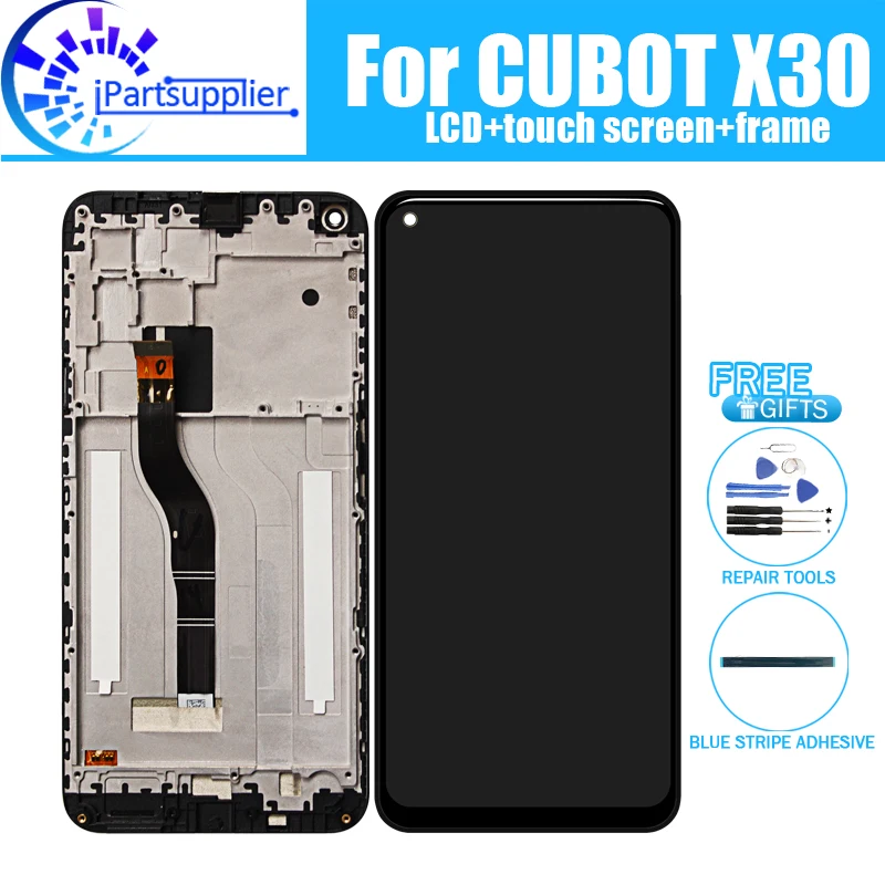 CUBOT-pantalla LCD X30, digitalizador de pantalla t&aacute;ctil, montaje de marco, 100% Original, nuevo, digitalizador t&aacute;ctil, herramientas-0