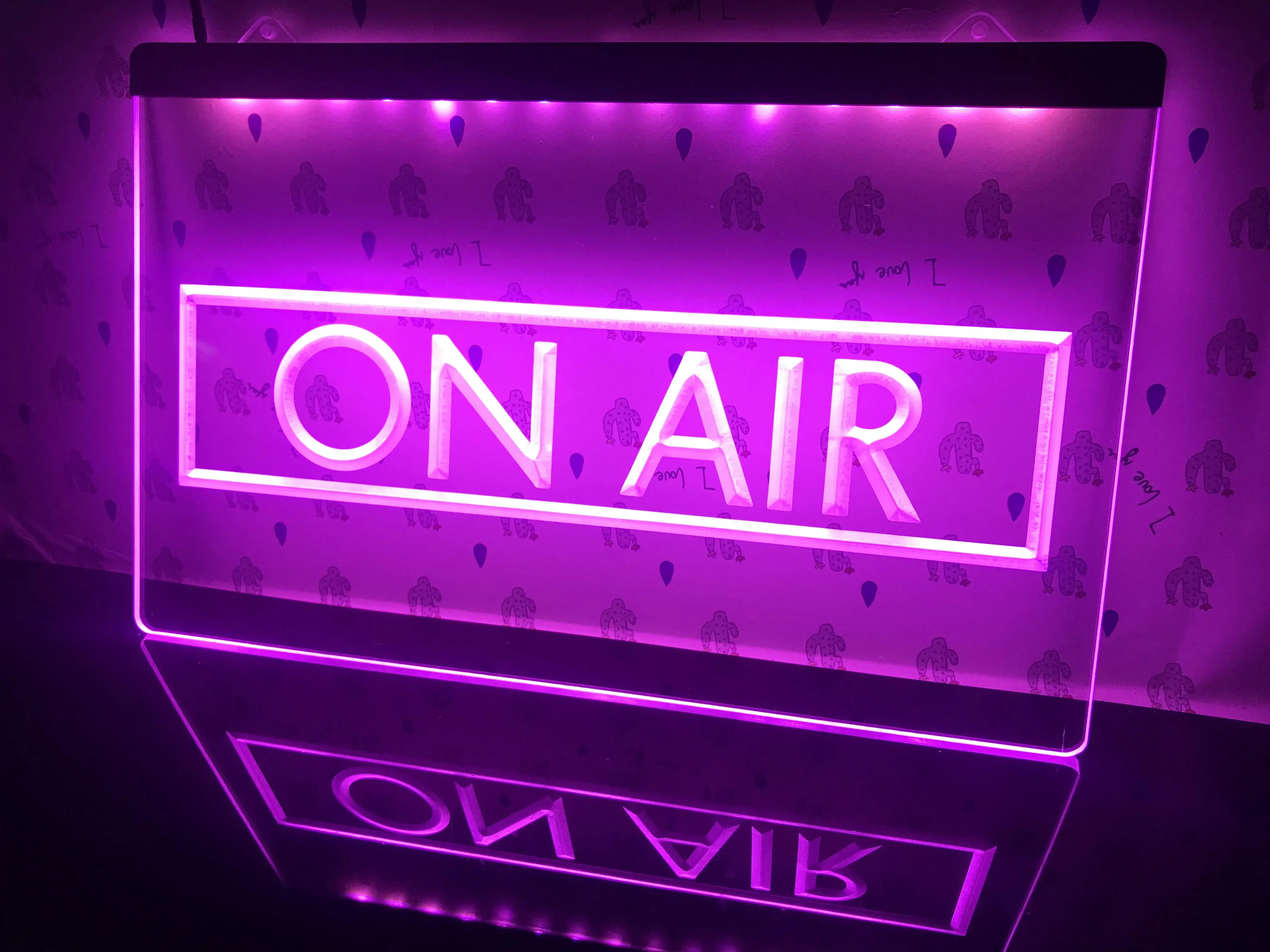 I480 On Air звукозаписывающая студия Новый Nr светодиодный неоновый Световой