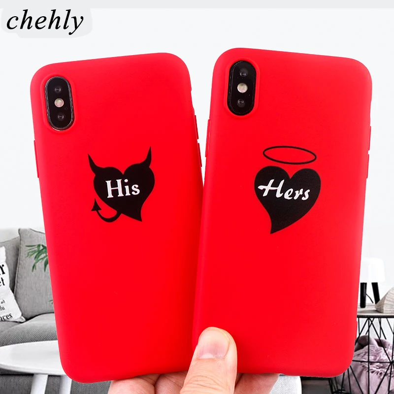 Чехол для телефона Devil Angel IPhone 6s 7 8 11 Plus Pro X XS Max XR чехлы пар силиконовые Аксессуары