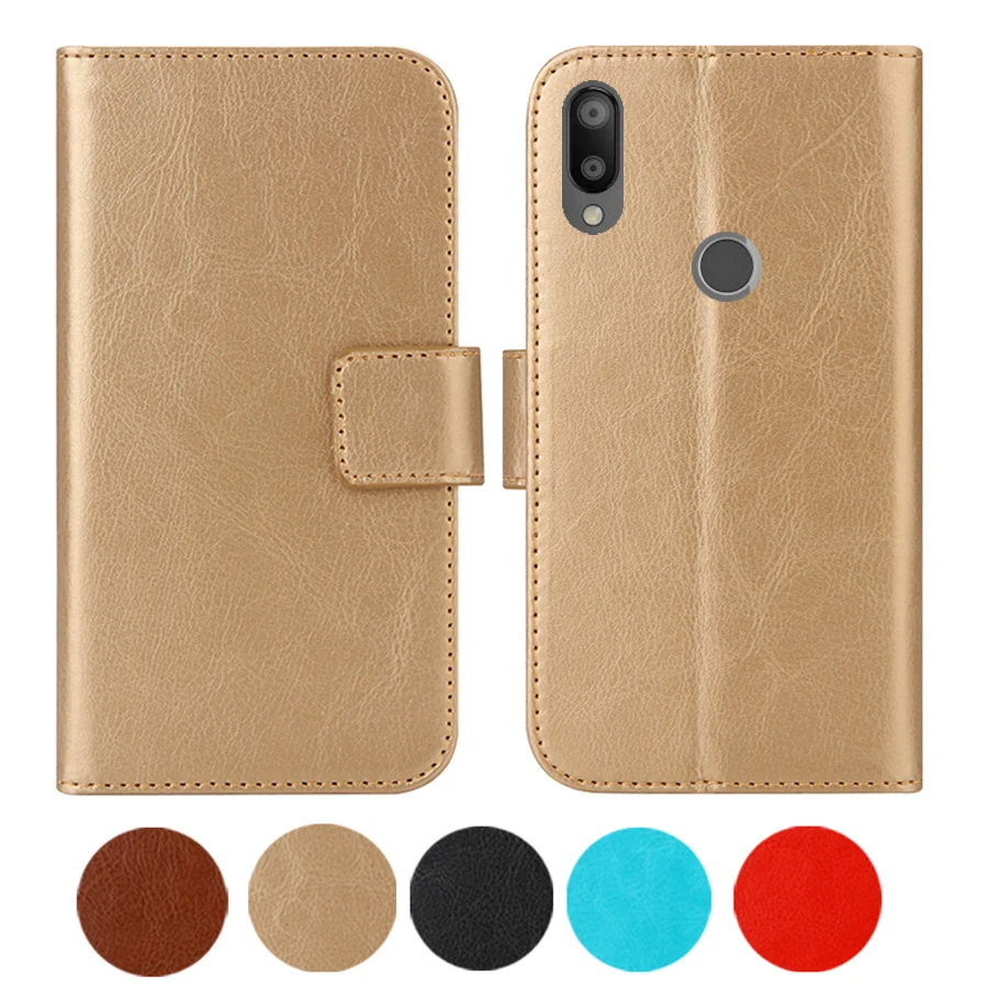 

Leather Case For Gigaset GS190 6.1" Retro Flip Cover Wallet Coque for Gigaset GS190 2019 Phone Case Fundas Etui Bags Magnetic