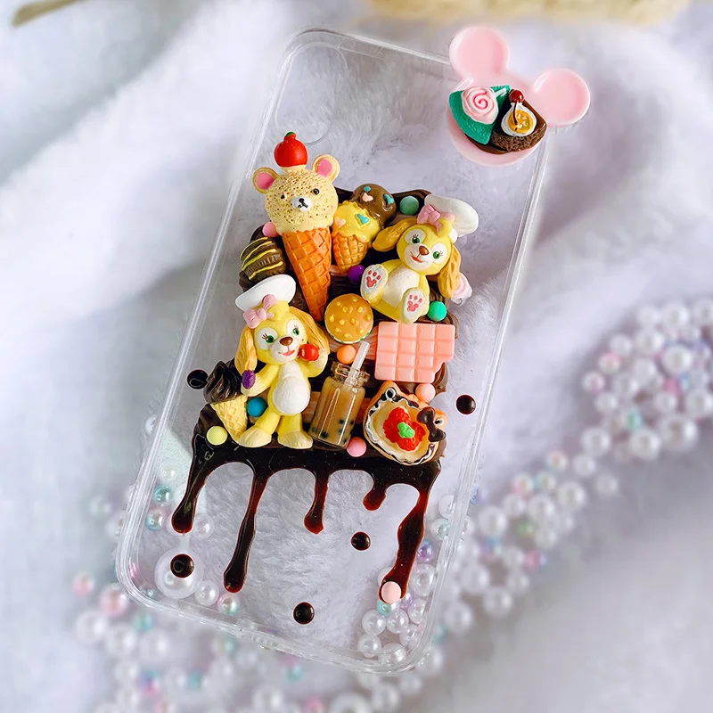 Новинка для iPhone11 pro max DIY чехол 3D с милой собачкой телефона iPhone X/XS XR XSMAX ручной