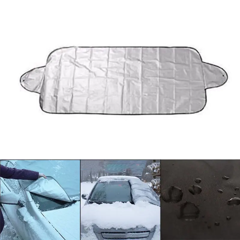

Car Cover Car Exterior Protection Snow Blocked Car Covers Snow Ice Protector Visor Sun Shade Front Rear Windshield Cover Block