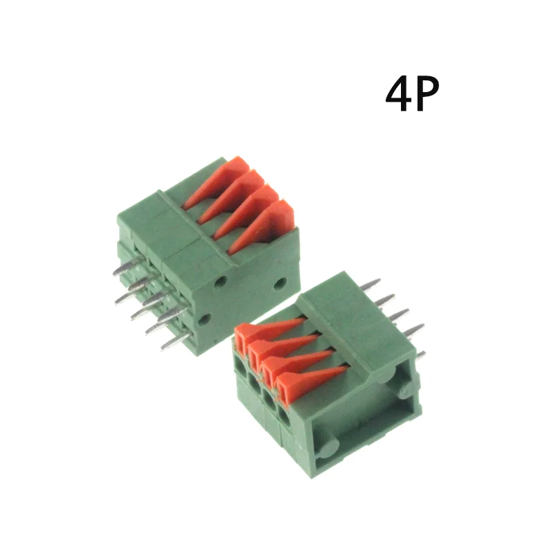 5 шт. KF141V 141V 2 54 мм шаг PCB прямые ножные разъемы 2/3/4/5/6/7/8/9/10 контактный пружинный