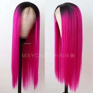 #4613 длинные кудрявые синтетические парики для фронта шнурка Омбре блонд свободные парики для женщин 180 плотность