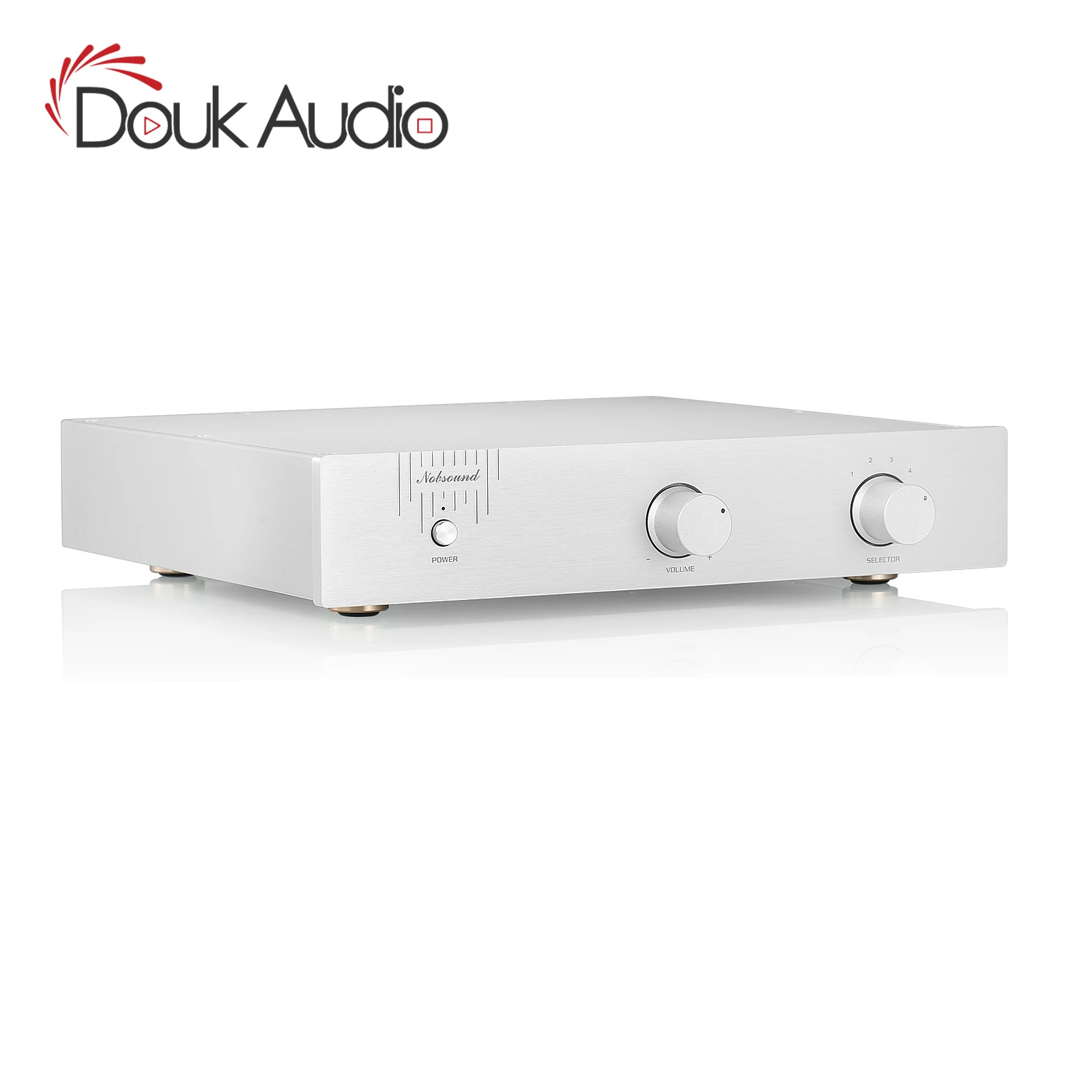 

Douk Audio HiFi 3-IN-1-OUT Stereo Pre-Amplifier 2.0 Channel Stereo Audio Signal Amp MOSFET Audio Preamp for Home Audio System