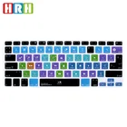 Чехол для клавиатуры HRH ulticut Pro X, силиконовая Обложка для клавиатуры с испанскими клавишами быстрого доступа, для Mac Air Pro Retina 13 