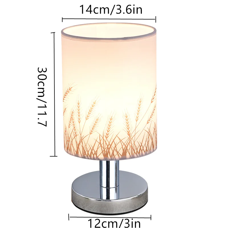 

Table Lamp Desk Abajur Para quarto Bedroom Reading Study Lighting Home Lighting Fixtures Led Light Cloth Lampshade Luminaria