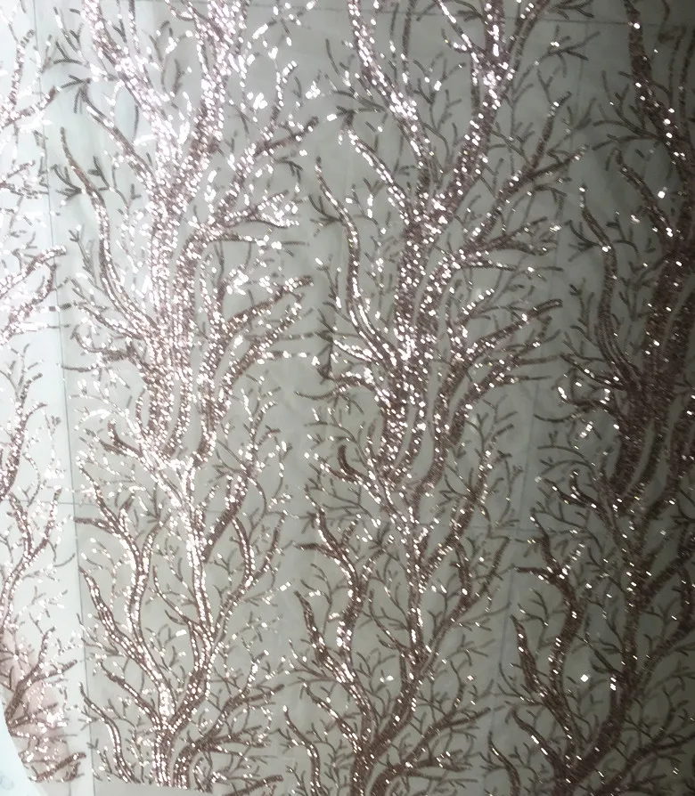 Ткань с большими блестками цвета шампанского свадебное платье вечернее ткань