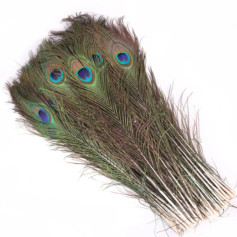 

Factory 10pcs/lot Beautiful Peacock Feathers 40-45CM 16-18inch Home Carnival Christmas Craft Jewelry DIY Plumas De Faisan