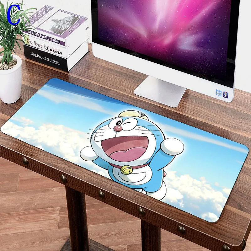 70x30 см большой игровой коврик для мыши из мультфильма Дораэмон аниме модный