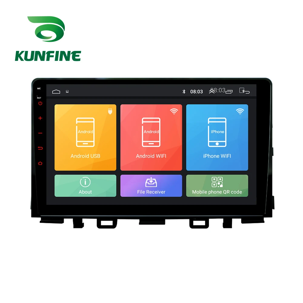 Восьмиядерный Android 10 0 автомобильный DVD GPS навигационный плеер Deckless стерео для KIA RIO