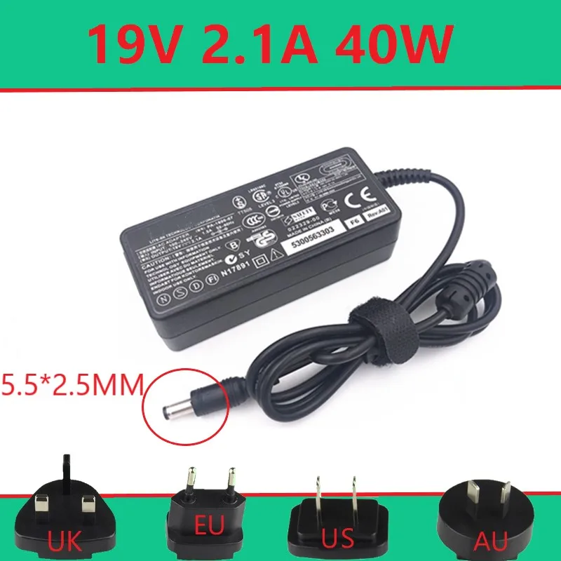

19V 2.1A FOR ASUS LCD monitor AC adapter Power supply charger cord ML239H MS202D VX229N-W VX238 VC239N MS246H ADP-40PH AB