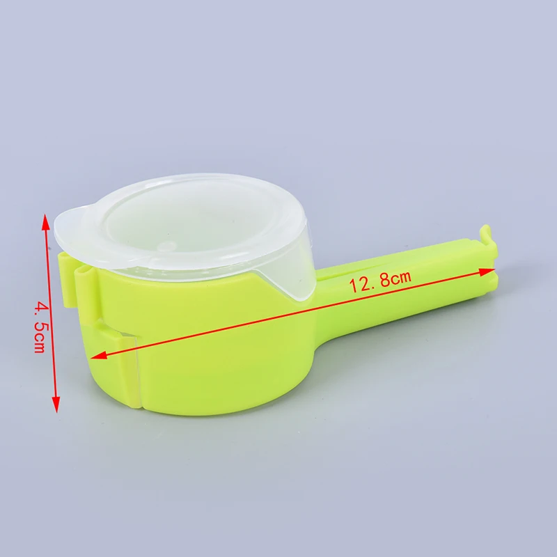 

Seal Pour Food Storage Bag Clip Food Sealing Clip Effect Clamp With Large Discharge Nozzle For Storage Food Kitchen Tools