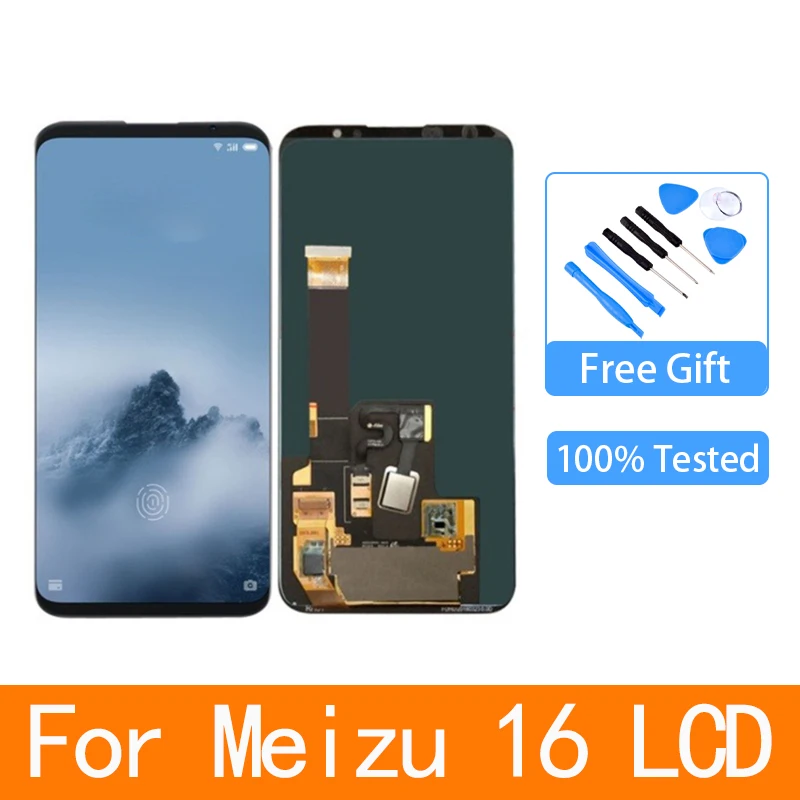 ЖК-дисплей 6 0 дюйма для Meizu 16 16th M882Q M882H с фотографией Замена ЖК-дисплея | Мобильные