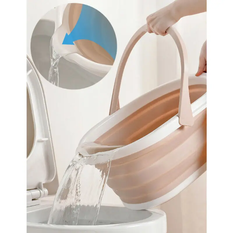 Бытовая Складная швабра ведро из полипропилена + ТПР Волшебный складной