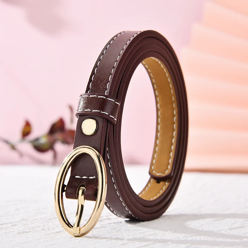 

New Arrivals Women's Hot Summer Clothing Decoration Korean Pants Belt Fine Round Buckle Female Student Waistband Free Shipping