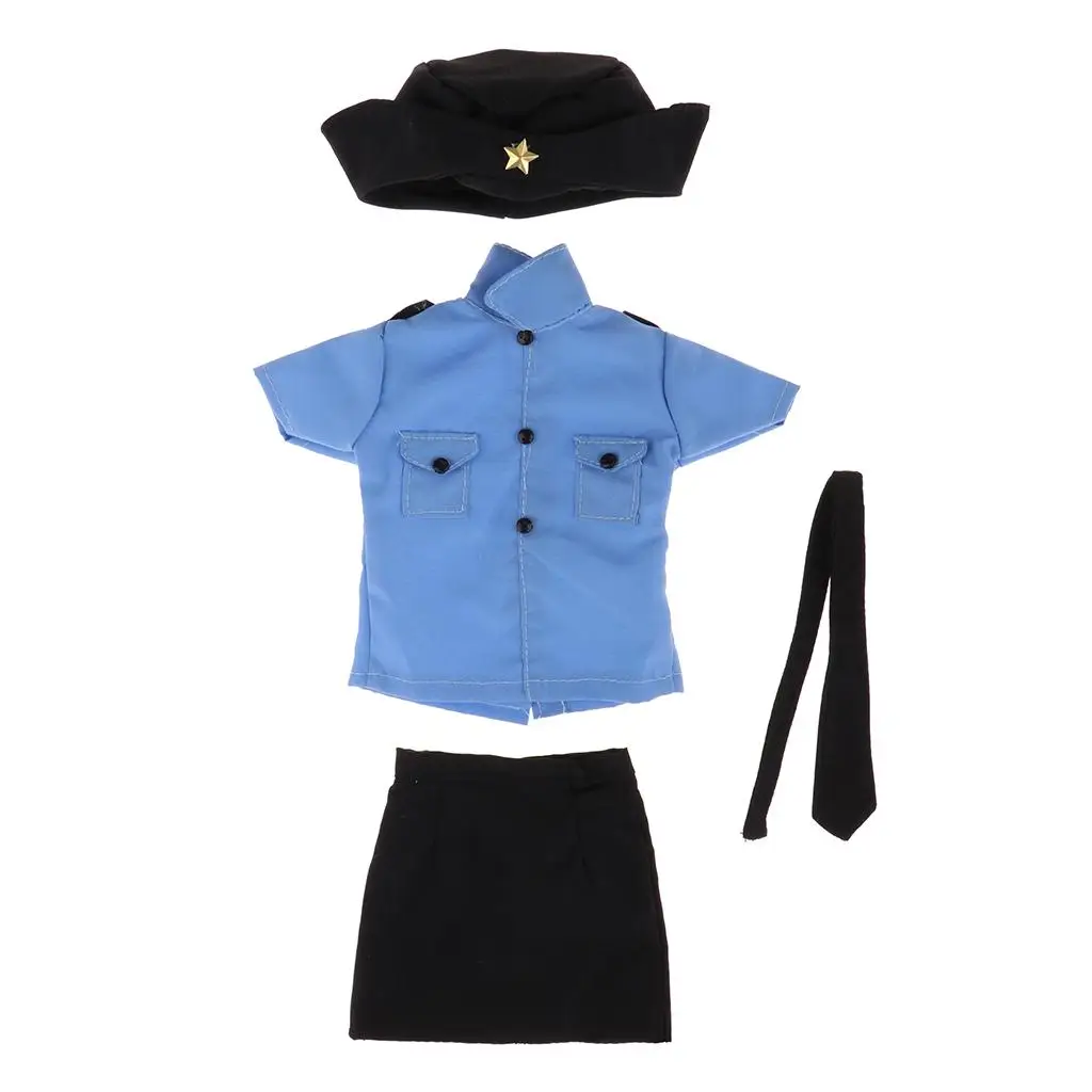

1/3 Clothes Policewoman Uniform for Night Lolita Doll Accessories