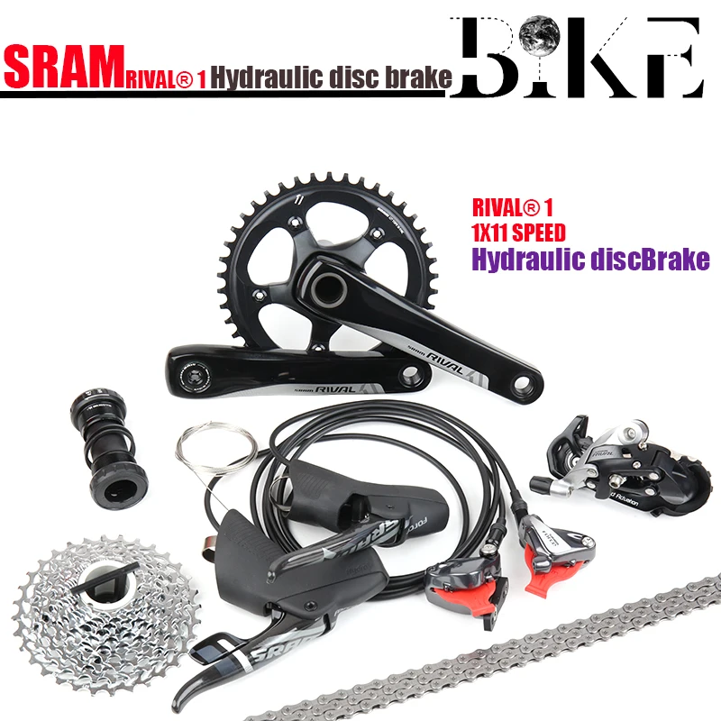 SRAM Rival 1x11 11 скоростной дорожный велосипед с гидравлическим дисковым тормозом