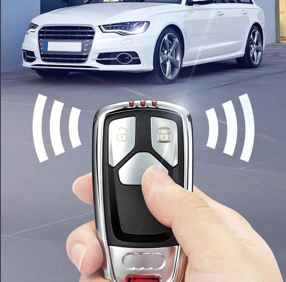 Чехол для автомобильного ключа из оцинкованного сплава Audi C6 A7 A8 R8 A1 A3 A4 A5 Q7 A6 C5 B9 4m TT