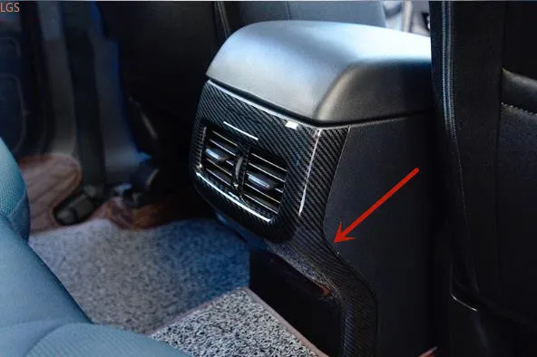 

For Mazda CX-5 2017-2020 High-quality ABS Chrome Rear air conditioner air outlet decoration anti kick plate car accessories