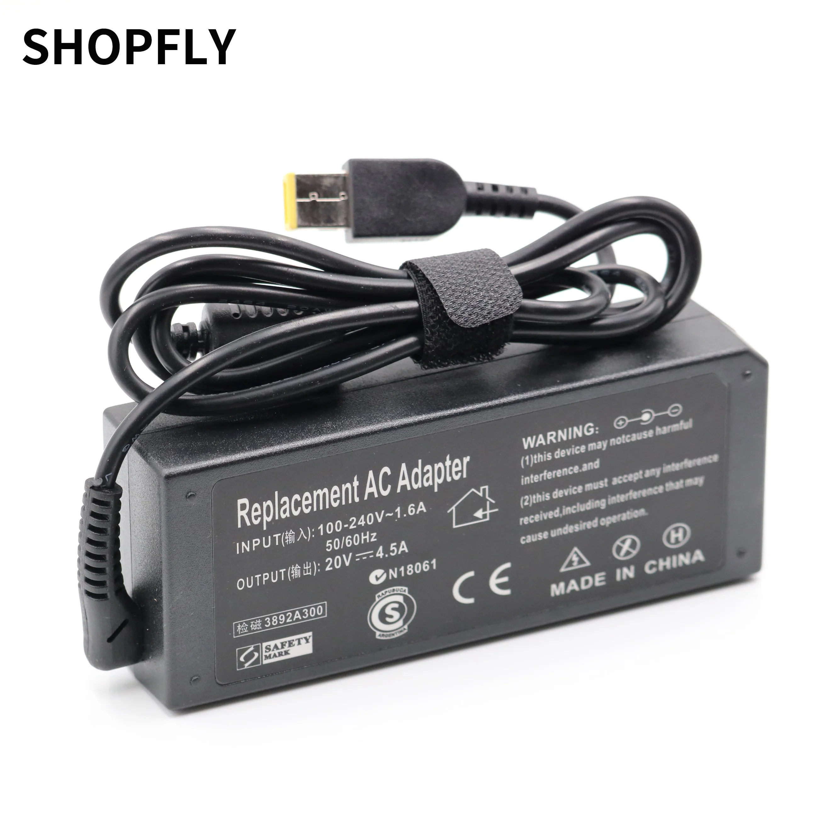 

20V 4.5A 90W AC Laptop Power Charger Adapter For Lenovo IdeaPad G405s G500 G500s G505 G505s G510 G700