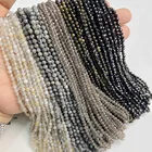 Бусины из натурального камня диаметром 4 мм, диаметром 15 дюймов