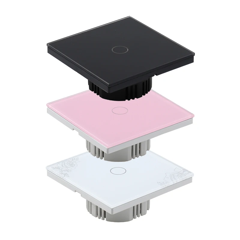 Настенный сенсорный выключатель 1 банда полосный светильник из хрустального