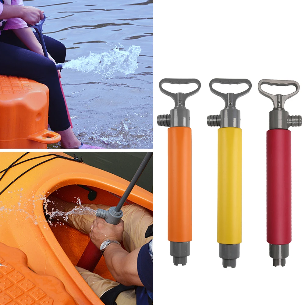 

46cm Kayak Hand Pump Canoe Floating Plastic Hand Bilge Pump for Emergency Survival Rescue Water Sports Boat Accessories