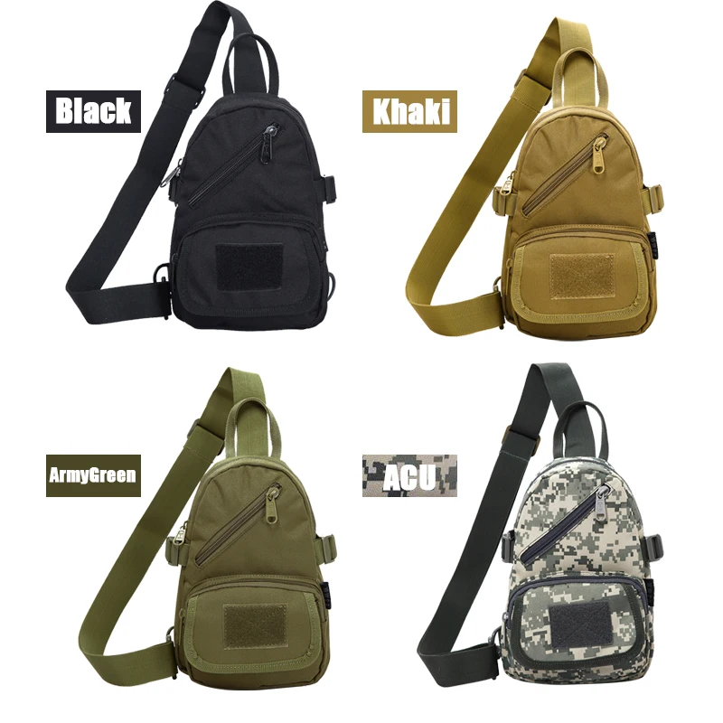 Военная Тактическая нагрудная сумка из ткани Оксфорд мужские сумки через плечо