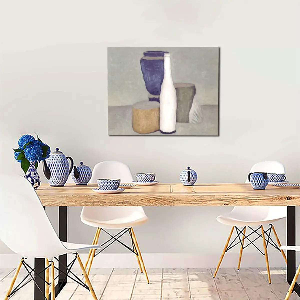 

Morandi Painting Contemporary Canvas Decoration Pictures Spa New Room Decor