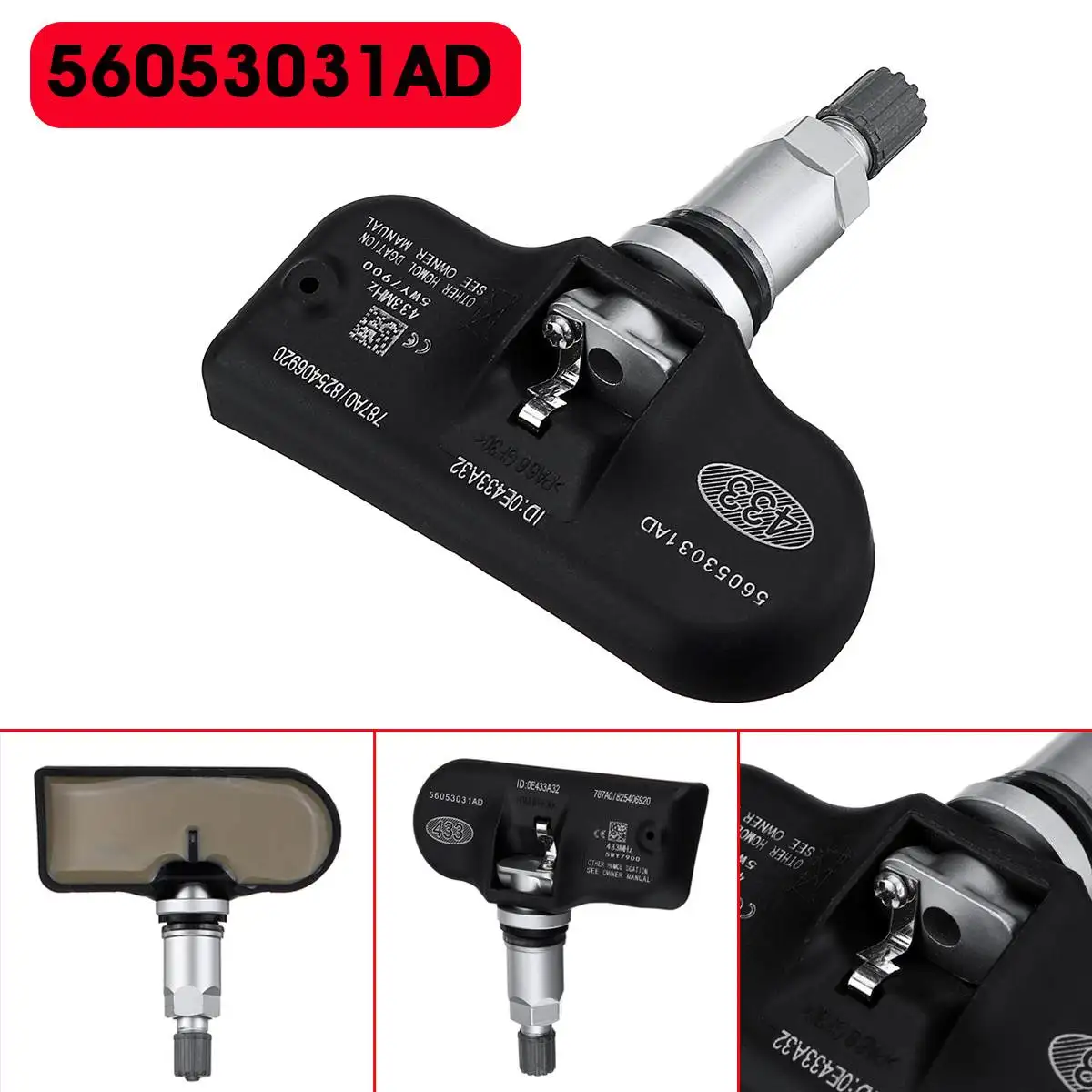 56053031AD датчик контроля давления в шинах TPMS автомобильные аксессуары для Chrysler 200 300 Sebring для Dodge большой караван зарядное устройство