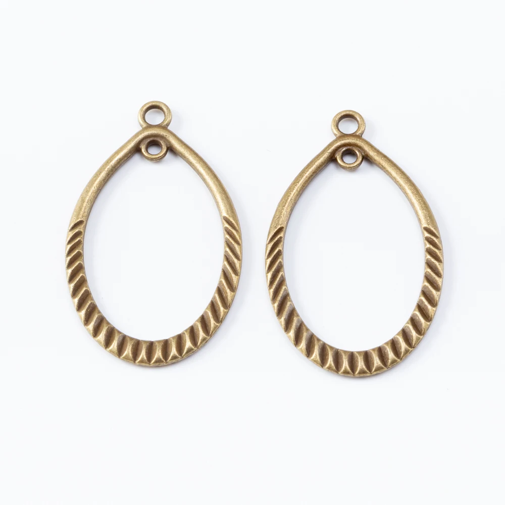 

New fashion 65PCS Oval connector pendant DIY jewelry making retro bracelet crafts metal zinc alloy DIY accessories 6966