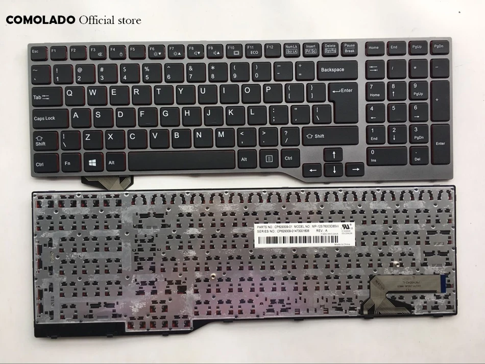Американская Международная Клавиатура для ноутбука Fujistu E754 Lifebook E557 E753 E756 E554