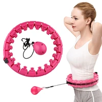 sports hoops yoga home fitness smart hoops circle not drop adjustable waist training ring belly trainer abdominal weight loss