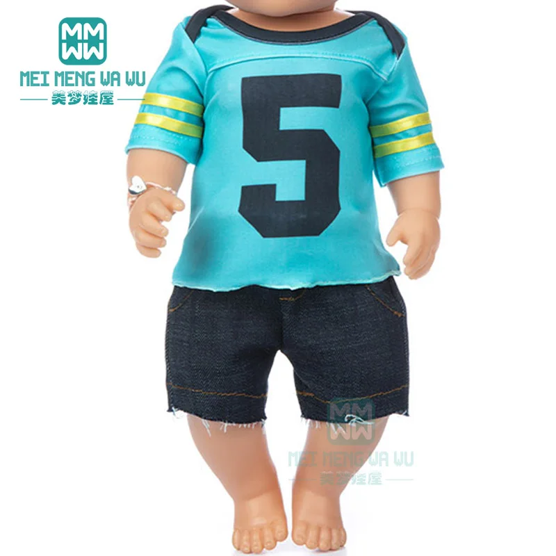 Одежда для куклы подходит 17 дюймов 43 см кукла новорожденных 18 американская OG