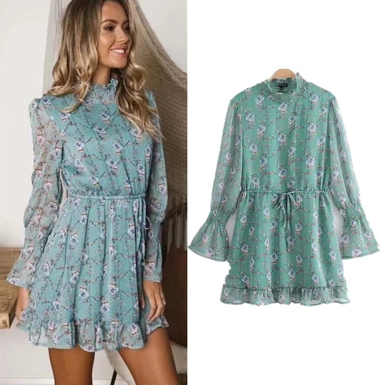 

Office Loose Mujer women dresses for woman Bohemian style dress female 2021 spring autumn new