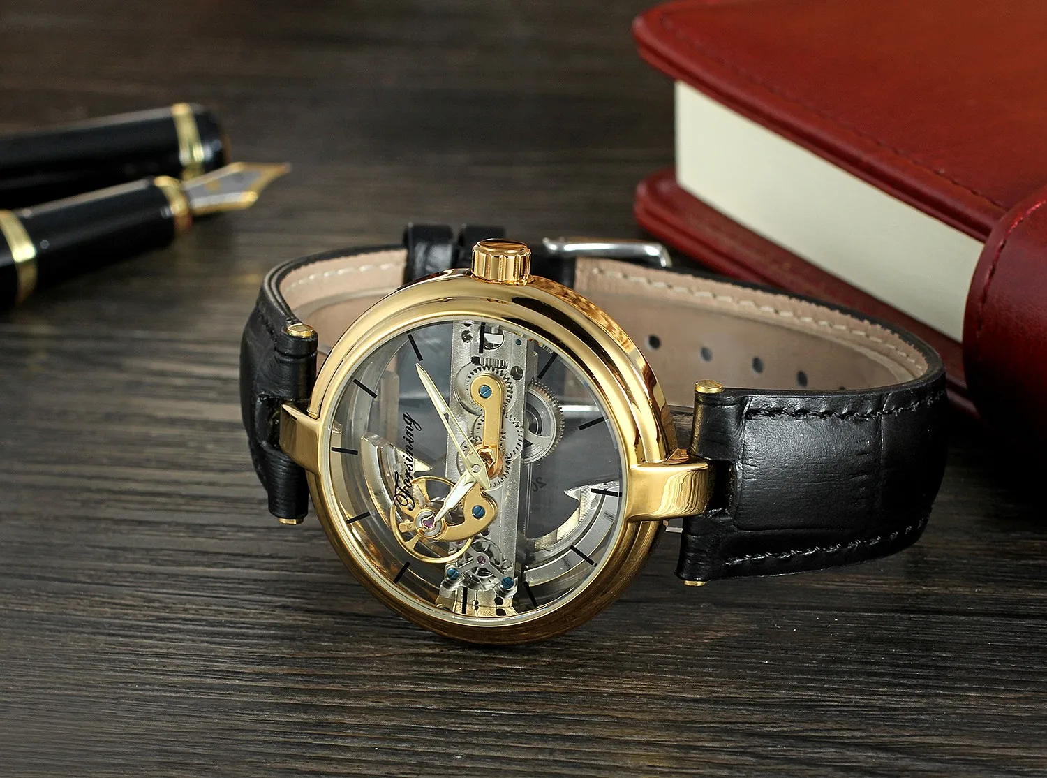 Ультратонкие серебряные автоматические механические мужские часы Tourbillon из натуральной кожи ремешок прозрачный циферблат спортивные часы мужские Relojes