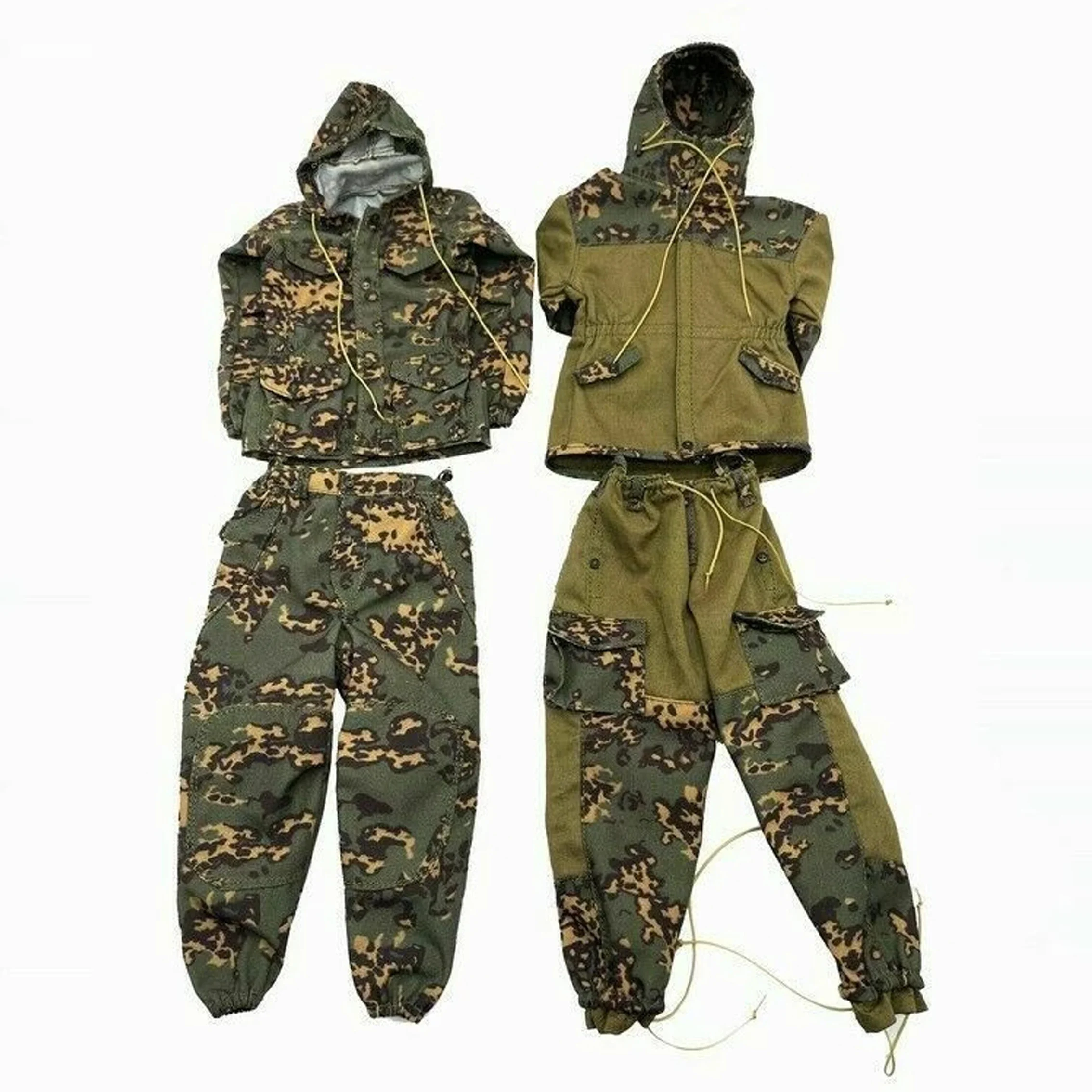 

1/6 Масштаб 2 комплекта A-001 A-002 русская форма спецназ Camo Fit 12 "фигурка тела