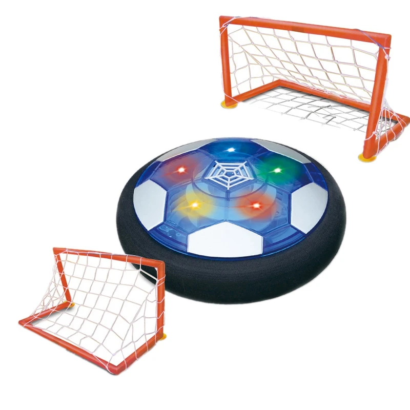 Детские игрушки Air Power Soccer Disc перезаряжаемый плавающий футбольный мяч со