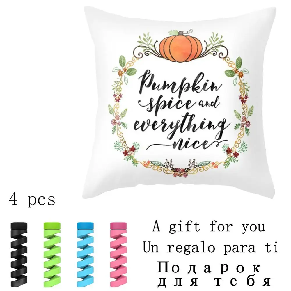 8 Декоративная подушка, чехол с черепом, Наволочка на подушку, полиэстер, ужас, подушки, диван, декоративная наволочка для дома, декор с подарком - Цвет: 8