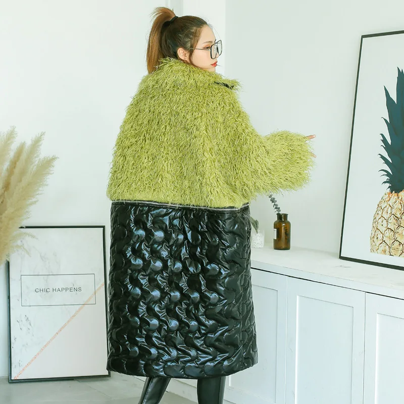 Для женщин Хай-стрит два способы ношения длинное пальто размера плюс свободная