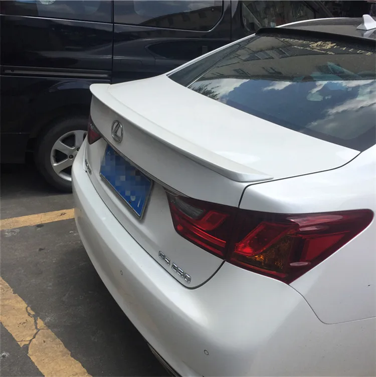 Спойлер для Lexus GS250 GS300 АБС пластик Цвет задних крыльев автомобиля задний спойлер