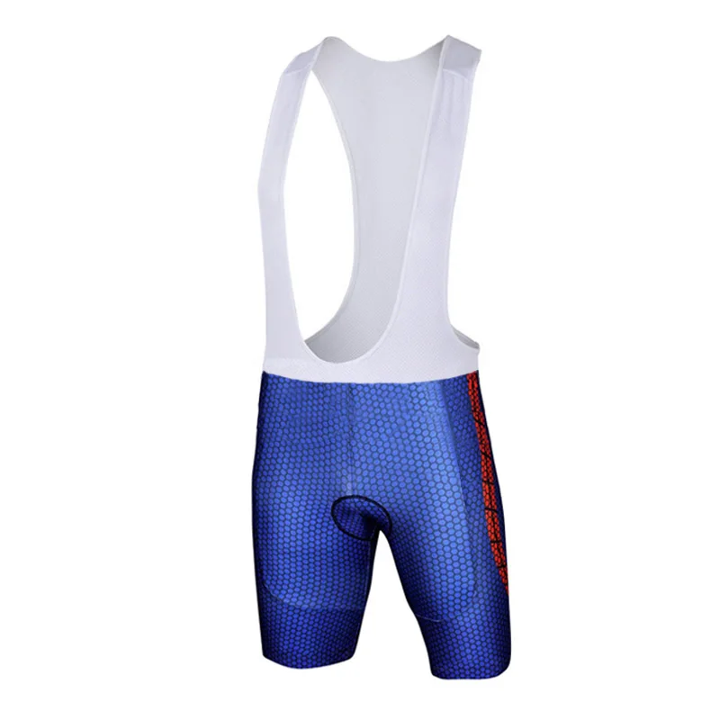 Red Bib Shorts Герои Marvel Человек-паук Велоспорт Джерси Набор 9D набор велошорт Ropa Ciclismo мужские летние быстросохнущие Pro костюм для велосипеда - Цвет: Red Bib Shorts