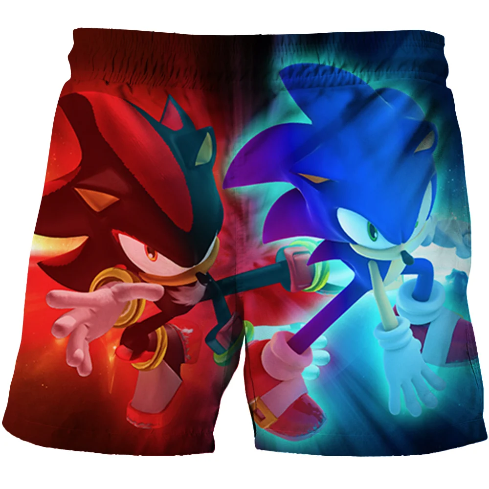 

3D Sonic Leisure Cartoon Shorts Boy Shorts Summer Baby Girl Shorts Children Boy Girls Toddler Kids Beach Short Sports Pants Kids